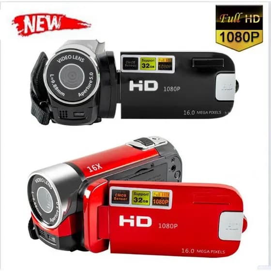 Câmera De Vídeo 270 ° De Rotação 16x Filmadora Vlogging Câmera Full Hd 1080p Câmera Digital