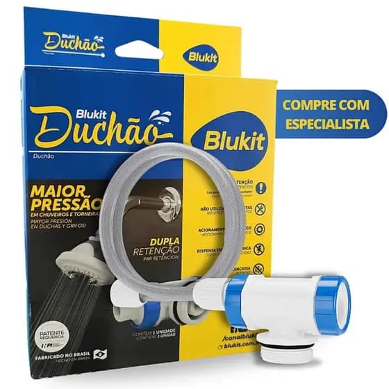 Kit Válvula Duchão Transferidora Alternadora De Pressão Blukit