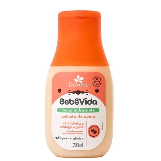 Loção Hidratante Bebê Vida 200ml Davene