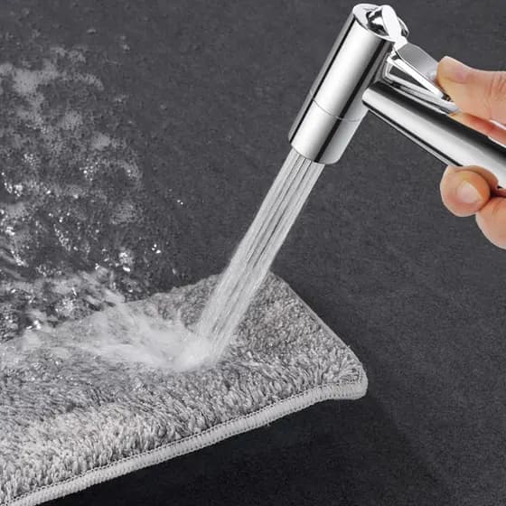 Ducha Higiênica Para Banheiro Completa Luxo Inox núcleo da válvula de cobre 1,2m Chuveirinho Privada