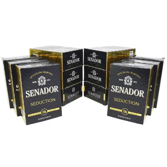 KIT 12 Sabonetes Senador Seduction 130g