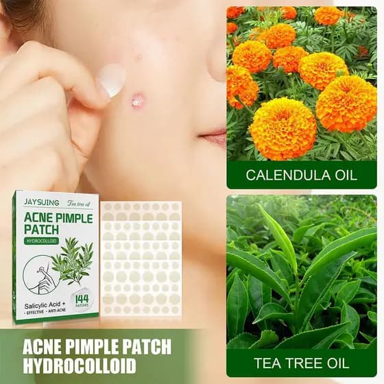 144Pcs Tea Tree Acne Patch Maquiagem Invisível Marcas De Desbotada Reparação Da Pele Facial Hidratante