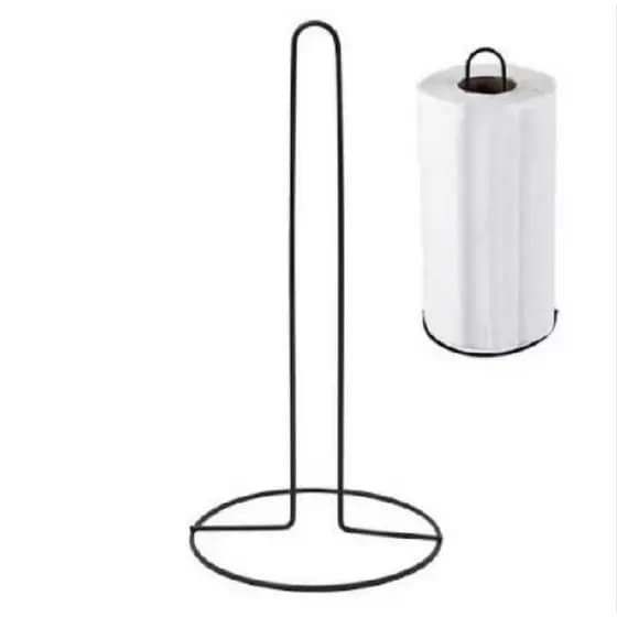 Suporte Vertical de Mesa para Papel Toalha - Cozinha Porta Guardanapos e Utensílios