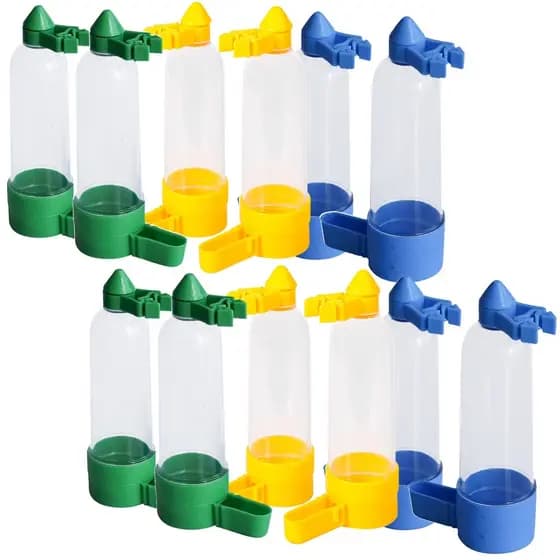 Kit com 12 Bebedouros Passaros Caçula 60ml