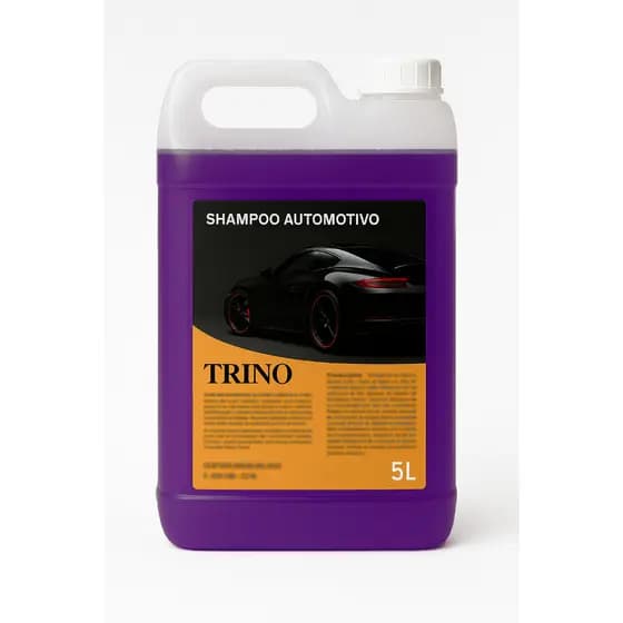 Shampoo Automotivo com Certa de Carnaúba lava e brilha Lava Carro 5 Litros Rende Shampoo com Cera