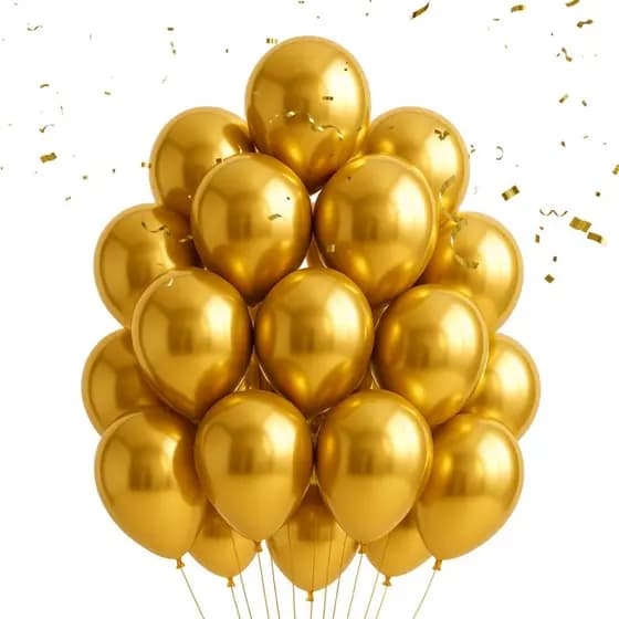 Bexiga Metalizada Bexiga Cromada Balão Número 10 Para Festa Evento Aniversário Casamento Painel