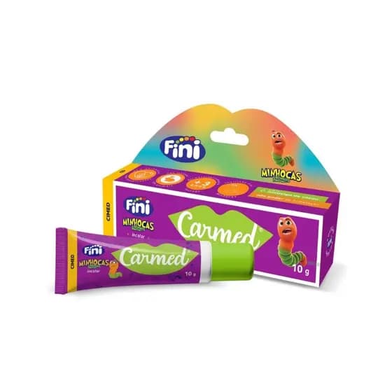 Carmed Fini Minhocas Azedinha Incolor Hidratante Labial Gel 10g Cimed