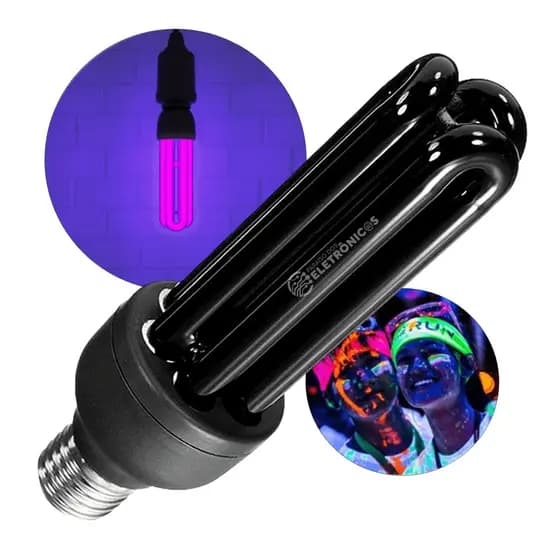 Lâmpada 36w Ultravioleta Neon Decoração De Festas Ideal Para Festas Shows Balada LP002