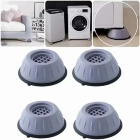 Suporte Pe De Maquina De Lavar Roupa Cancelamento De Ruido Anti VibracaoKit 4 PCS--------22141