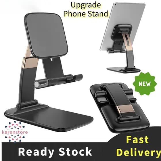 Suporte Para Celular e Tablet Portátil de Mesa Articulado Ajustável Holder Originais 2021-Estoque Brasi