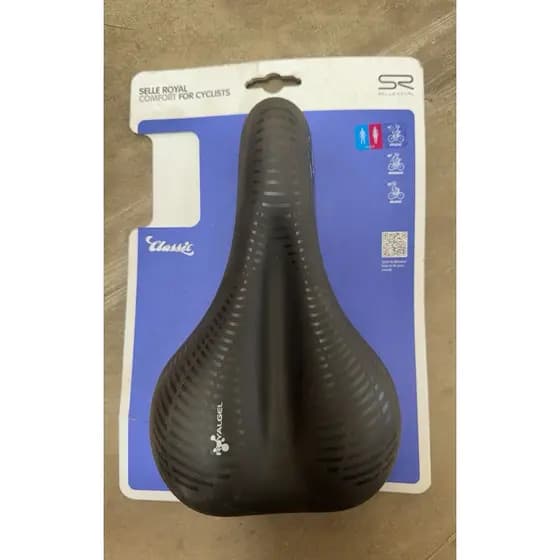 Selim Gel Confortavel Alpine Selle Royal Gel Preto RoyalGel