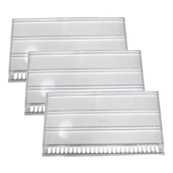 Kit 3 Prateleira Acrílica Refrigerador Continental Copacabana- 3 UNIDADES serve nos modelos Rfct450 Rfct451 Rfct455 Rfct460 Rfct470 Rfct500 Rfct501 Rfct510 Rfct710