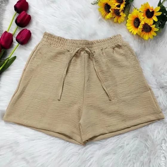 Short Crepe Duna Verão Tendência Blogueira Gringa Blogueirinha