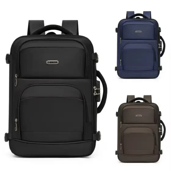 Mochila de Viagem Masculina Grande Antifurto com Compartimento para Notebook 15.6 Impermeável