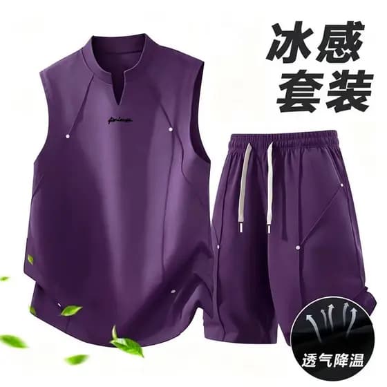 Esportes estilo Casual All-Match terno verão solto tamanho grande rebites gordurosos plissado masculino Shorts de manga