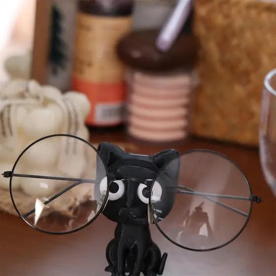 Suporte De Exibição De Óculos Para Gatos , Antiderrapante De Animais , Decorações Fofas , Enfeites De Gato