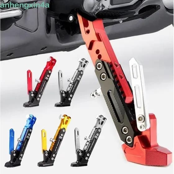 Suporte Lateral De Chute Eletrobile ANHENGXIN , De Pé De Motocicleta Ajustável Durável , Metal CNC