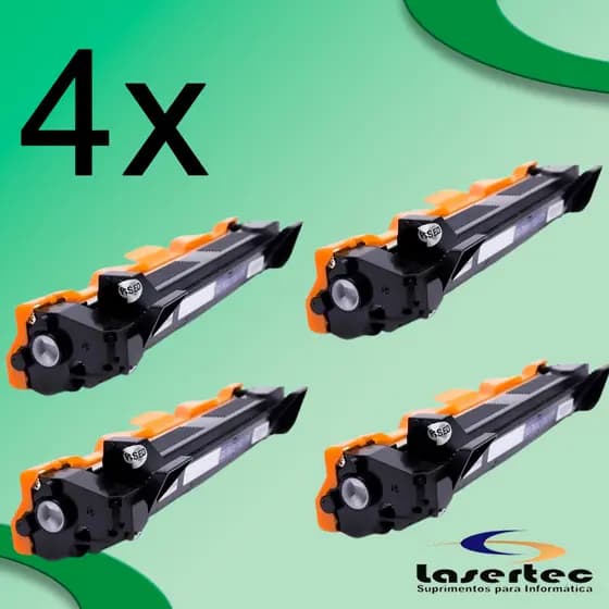 KIT COM 4 TONER COMPATÍVEL COM BROTHER TN1060 | DCP 1602 DCP 1512 DCP 1617 HL 1112 HL 1202