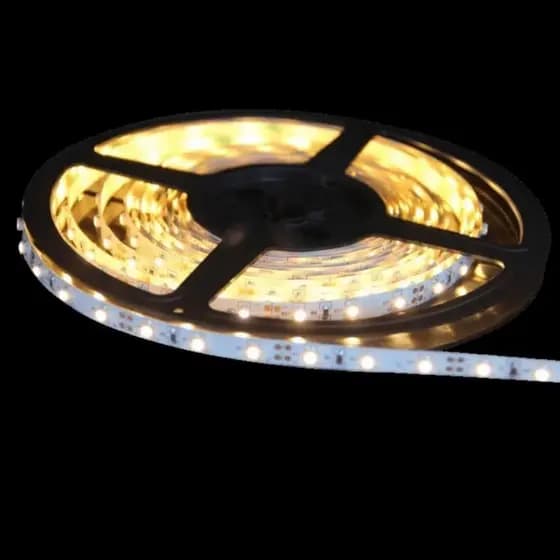 Fita Led Automotiva Quente 5 metros LED 5050 60D 3000k Luz Led (Sem Controle e sem fonte)