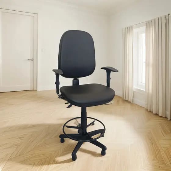 Cadeira Caixa Diretor Work Ergonômica NR17 – Back System - com Braços