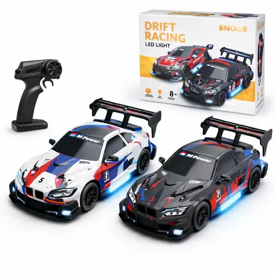 Carro Controle Remoto +20hm/hr 1:24 Grande Carrinho Drift Corrida Brinquedo Interativo Recarregável
