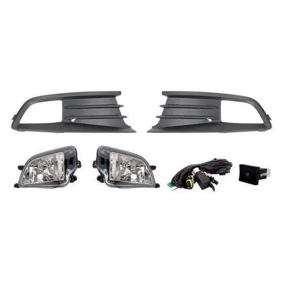 Kit Farol de Milha Gol 2013 2014 2015 Botão modelo Original Shocklight