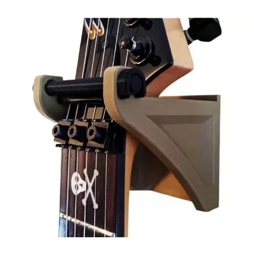 Suporte com trava para guitarra, violão, baixo, ukulele, cavaquinho