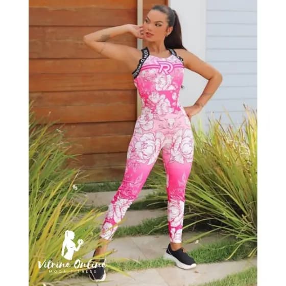 Macacão Rota D'água Longo / Moda Feminina Fitness Academia Premium