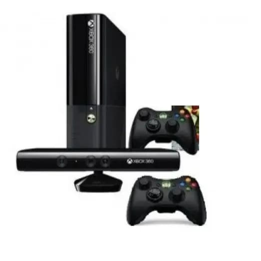 Xbox 360 Super Slim Bloqueado + 2 Controles + Kinect + 2 Jogos + Garantia!