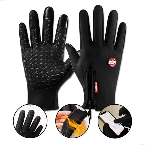 Luva Moto Bike Motoboy Termica Touch Screen Ciclismo Inverno Frio Antiderrapante