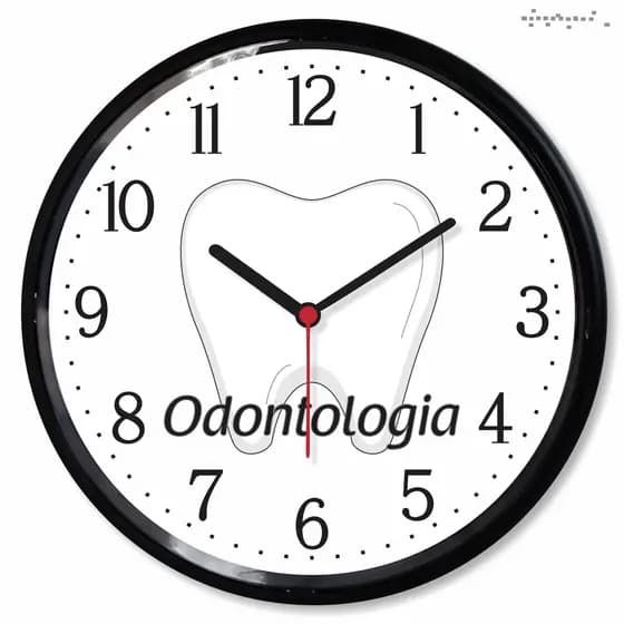 Relogio Parede Odontologia Odonto Dentista Decoracao Clinica Sala Odontologica Presente