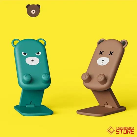 Suporte De Celular Mesa Cartoon Bichinho Novidade Para