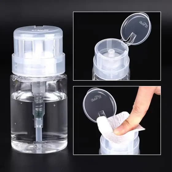 Pote Porta Acetona Manicure Pedicure Dosador de Acetona Simples