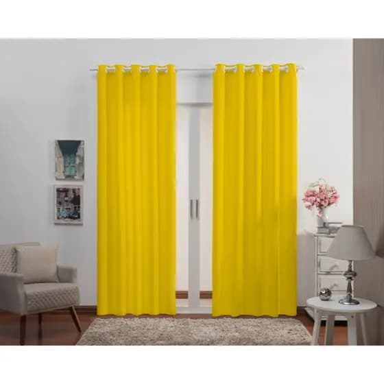 Cortina Tecido Oxford 3,00m x 2,50m Ilhos arão sala quarto escritório