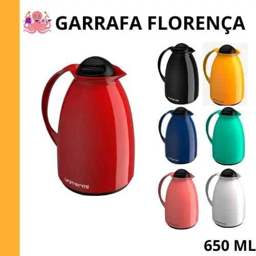 Garrafa Termica de Cafe 650 ml Unitermi Leite Chá Chimarrão agua quente Florença