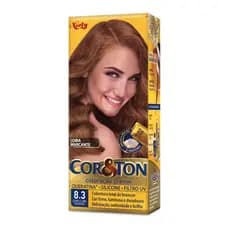 Coloração Creme Cor & Ton Louro Claro Dourado 8.3
