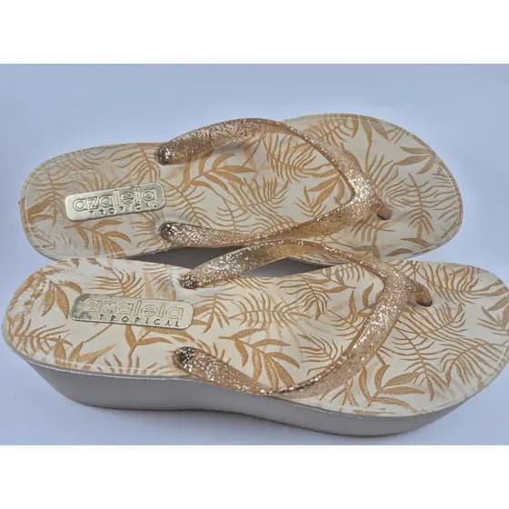 Tamanco Azaleia Plataforma Tropical Feminino Confortável Original Usado (Tipo Tamanco)