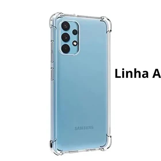 Capa Capinha Anti Impacto Transparente TPU Samsung Galaxy A02S/A03/A10/A11/A12/M12/A20/A30/A21/A22