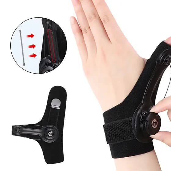 1 Peça Esporte Botão Ajustável Pulseira Primavera Suporte Respirável Antiderrapante Basquete Protetor De Pulso