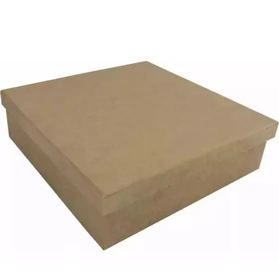 10 Caixa, 20X20X8 CM Caixinha, Organizadora, Casamento, Padrinhos, Lembrancinha, Madeira MDF