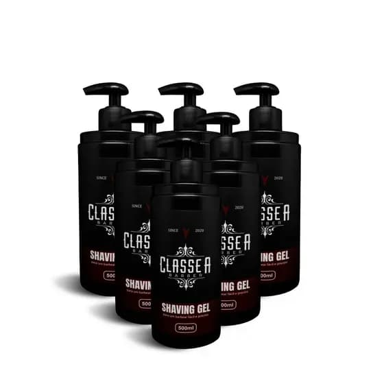 SHAVING GEL 500ML - 6 UN - CLASSE A