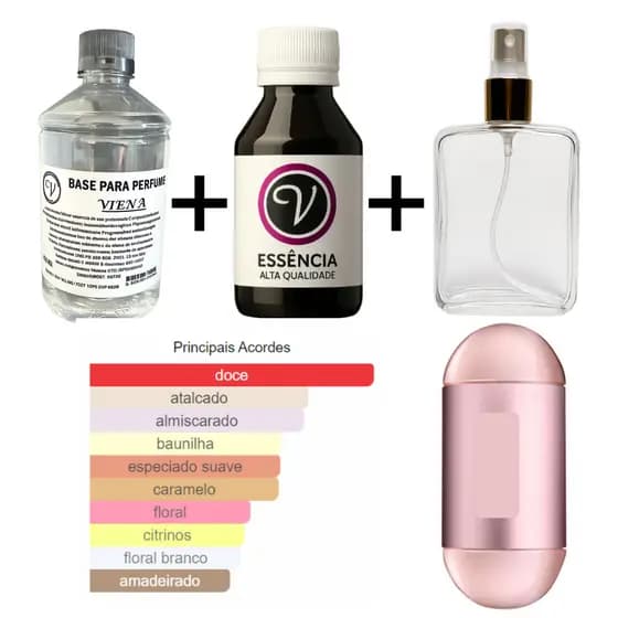 Kit para Perfumista Completo Iniciante SXY WOMAN - Essência Óleo