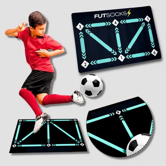 Tapete De Treinamento De Futebol Dobrável Antiderrapante portátil pro yoga pilates profissional funcional treino