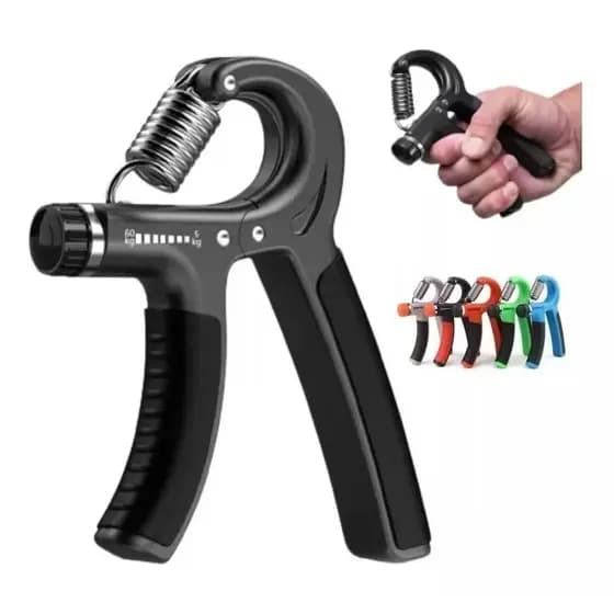 Hand Grip Ajustável Mola 5-60kg Fortalecedor Punho Antebraço Fisioterapia