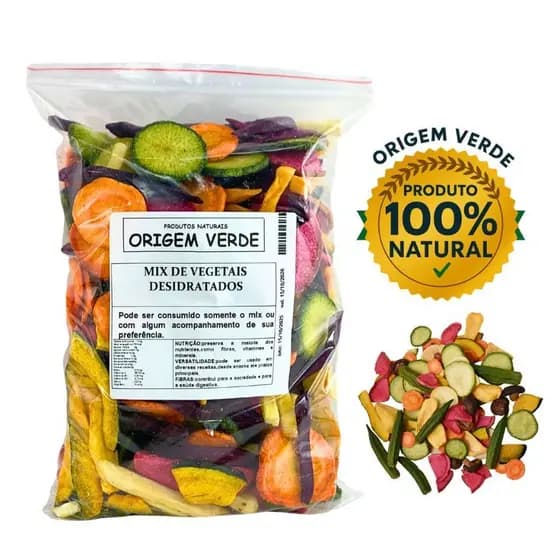 Mix De Vegetais Desidratados 100% Natural Premium