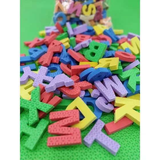 Promoção Pacotão De Alfabeto 130 Letras ( kit com 5 Alfabeto de 6mm ).