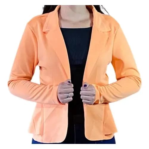 Blazer Casaco Neoprene Curto