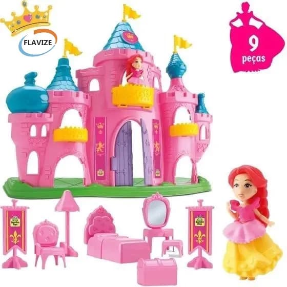 Castelo Princesa Judy casinha boneca brinquedo menina