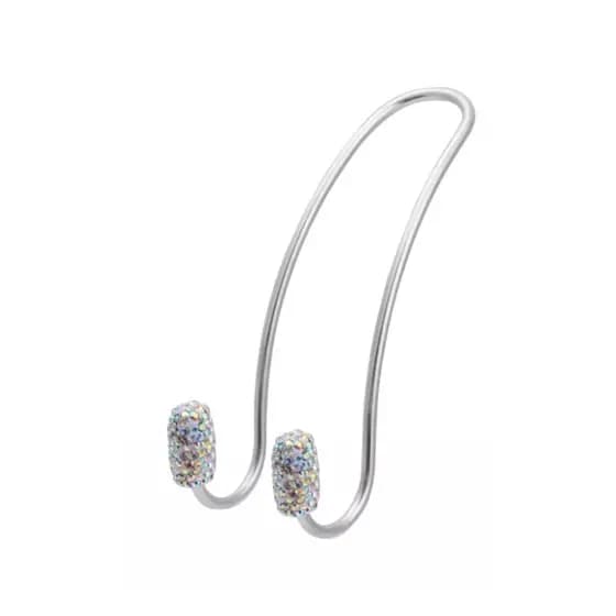 Gancho Multifuncional Carro Strass Ponta Detalhe Oval G8426