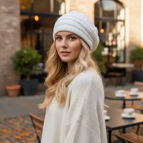 Touca gorro boina b nova tendência feita no Brasil
